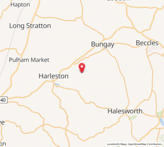 Map of Saint Cross, EnglandEngland