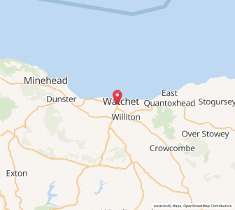 Map of Saint Decumans, EnglandEngland