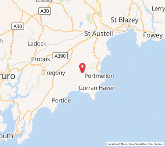 Map of Saint Ewe, EnglandEngland