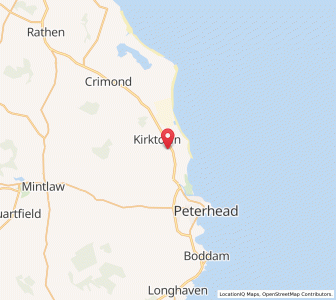 Map of Saint Fergus, ScotlandScotland