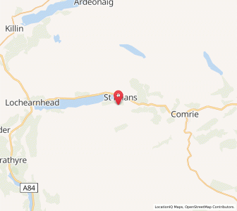 Map of Saint Fillans, ScotlandScotland