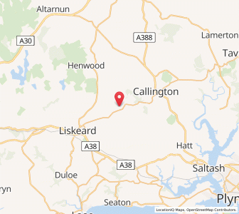 Map of Saint Ive, EnglandEngland