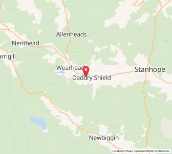 Map of Saint Johns Chapel, EnglandEngland