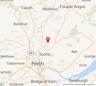 Map of Saint Martins, ScotlandScotland