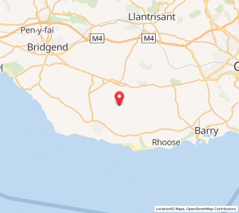 Map of Saint Mary Church, WalesWales