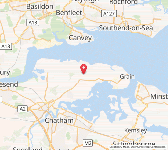 Map of Saint Mary Hoo, EnglandEngland