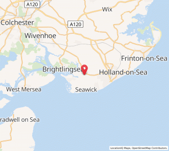 Map of Saint Osyth, EnglandEngland