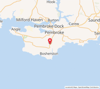 Map of Saint Petrox, WalesWales