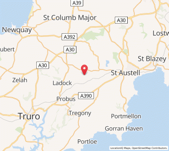 Map of Saint Stephen, EnglandEngland