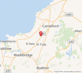 Map of Saint Teath, EnglandEngland