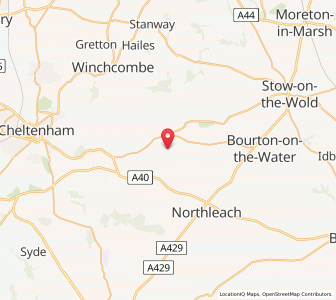 Map of Salperton, EnglandEngland