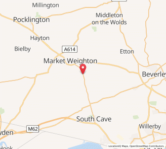 Map of Sancton, EnglandEngland