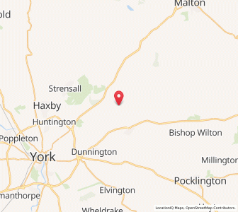Map of Sand Hutton, EnglandEngland