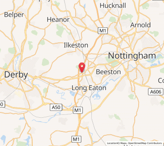 Map of Sandiacre, EnglandEngland