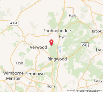 Map of Sandleheath, EnglandEngland