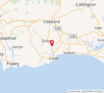 Map of Sandplace, EnglandEngland