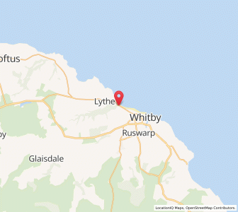 Map of Sandsend, EnglandEngland