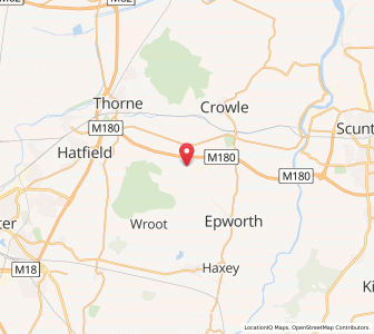 Map of Sandtoft, EnglandEngland