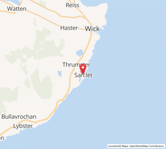 Map of Sarclet, ScotlandScotland