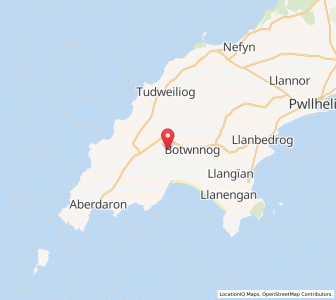 Map of Sarn, WalesWales