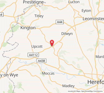 Map of Sarnesfield, EnglandEngland