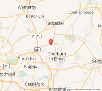 Map of Saxton, EnglandEngland