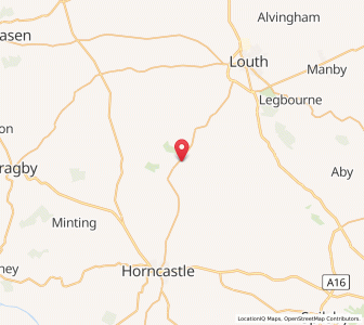 Map of Scamblesby, EnglandEngland