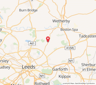 Map of Scarcroft, EnglandEngland