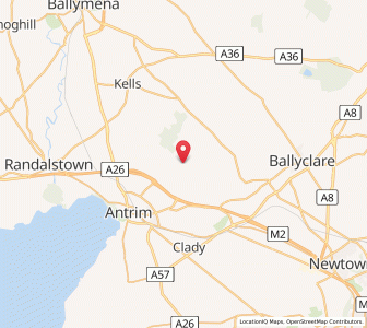 Map of Scolboa, Northern IrelandNorthern Ireland