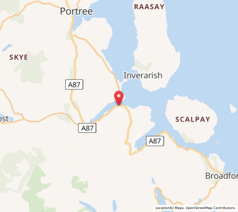 Map of Sconser, ScotlandScotland