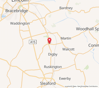 Map of Scopwick, EnglandEngland