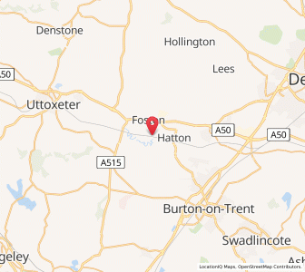 Map of Scropton, EnglandEngland