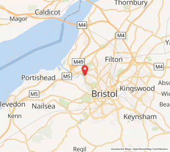 Map of Sea Mills, EnglandEngland