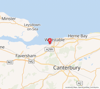 Map of Seasalter, EnglandEngland