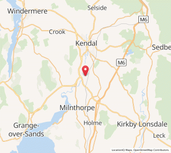 Map of Sedgwick, EnglandEngland