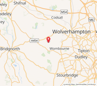 Map of Seisdon, EnglandEngland