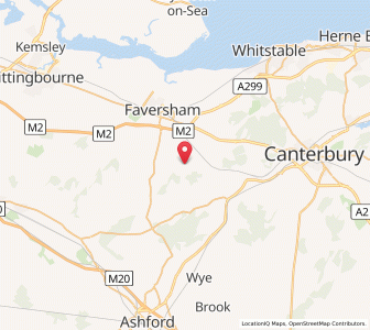 Map of Selling, EnglandEngland