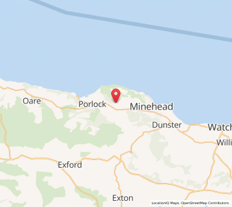 Map of Selworthy, EnglandEngland