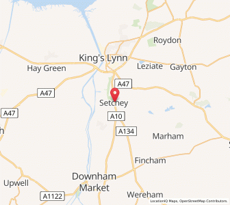 Map of Setchey, EnglandEngland