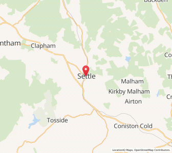 Map of Settle, EnglandEngland