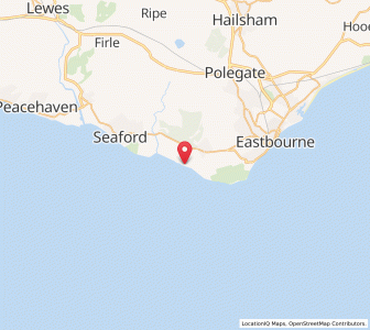 Map of Seven Sisters, EnglandEngland