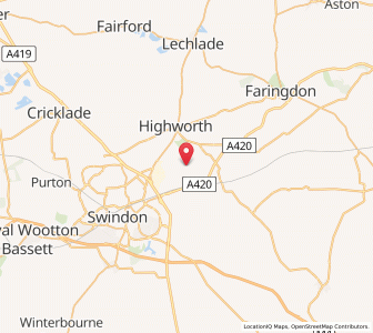 Map of Sevenhampton, EnglandEngland