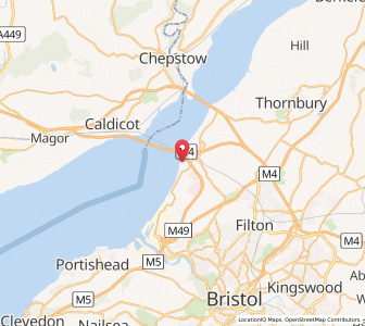 Map of Severn Beach, EnglandEngland