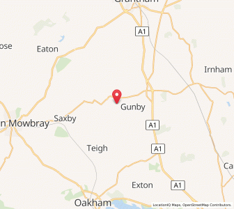 Map of Sewstern, EnglandEngland