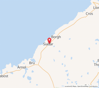 Map of Shader, ScotlandScotland