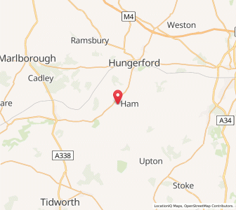 Map of Shalbourne, EnglandEngland