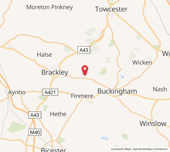 Map of Shalstone, EnglandEngland