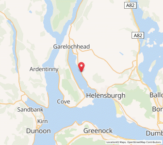 Map of Shandon, ScotlandScotland