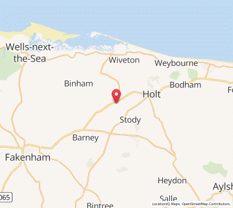 Map of Sharrington, EnglandEngland