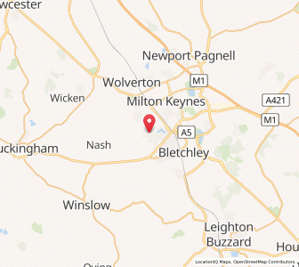 Map of Shenley Brook End, EnglandEngland